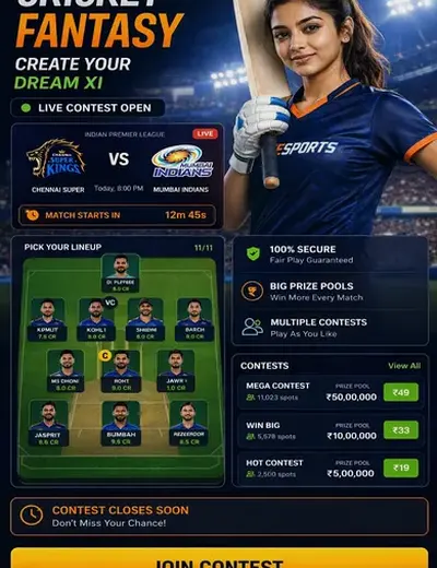 V68bet (v 68 bet) fantasy cricket & matchday visual 3